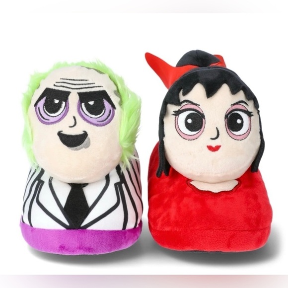 Warner Bros. Shoes - Warner Bros. Character Slippers - Purple and Red Beetlejuice Women's Slippers